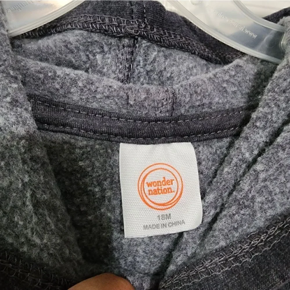 Nwt Wonder Nation Toddler Unisex AthleisureOutfit Set, Sizes 18 months